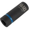 imageKlein Tools 66001 2in1 Impact Socket Sizes 34Inch and 916Inch Hex 12Point Deep Socket Wrench with 12Inch Drive6Point