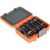 imageKlein Tools 66040 2in1 Impact Socket Set 5Piece Tool Set with 12Point Deep Sockets with 12Inch Drive Includes Tool Case5Piece