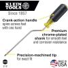 imageKlein Tools 6706 Screwdriver Made in USA 316Inch Cabinet Tip RapiDriv 6Inch Shank316Inch Cabinet Tip