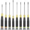 imageKlein Tools 85617 Mini Precision Screwdriver Set Slotted Phillips TORX CushionGrip Handles Ideal for Terminal Blocks ElectronicsScrewdriver Set  MultiBit Screwdriver