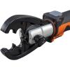 imageKlein Tools BAT207T234H 7Ton BatteryOperated Crimper with Fixed O DieD3 Groove 4 Ah DeWALT 20V Batteries