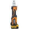 imageKlein Tools BAT207T234H 7Ton BatteryOperated Crimper with Fixed O DieD3 Groove 4 Ah DeWALT 20V Batteries
