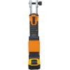 imageKlein Tools BAT207T234H 7Ton BatteryOperated Crimper with Fixed O DieD3 Groove 4 Ah DeWALT 20V Batteries
