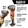 imageKlein Tools BAT20LW RightAngle Impact Wrench 300 ftlb Compact Cordless and Battery Operated Tool OnlyFull Kit