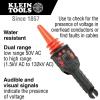 imageKlein Tools HVNCVT1 DualRange NonContact HighVoltage Tester DualRange AudioVisual Indicators Water Resistant With Case and BatteryDual Range