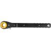 imageKlein Tools KT155HD HeavyDuty 6In1 Linemans Ratcheting Wrench with Bolt Through Design and Bright Yellow Socket4in1  Standard Gearing