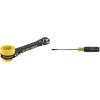 imageKlein Tools KT155HD HeavyDuty 6In1 Linemans Ratcheting Wrench with Bolt Through Design and Bright Yellow Socket5in1  Standard Gearing