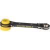 imageKlein Tools KT155HD HeavyDuty 6In1 Linemans Ratcheting Wrench with Bolt Through Design and Bright Yellow Socket5in1  Standard Gearing