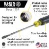 imageKlein Tools KT155HD HeavyDuty 6In1 Linemans Ratcheting Wrench with Bolt Through Design and Bright Yellow Socket5in1  Standard Gearing