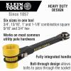 imageKlein Tools KT155HD HeavyDuty 6In1 Linemans Ratcheting Wrench with Bolt Through Design and Bright Yellow Socket6in1  Fine Gearing