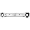 imageKlein Tools KT223X4 Linemans Ratcheting 4In1 Box Wrench Made in USA 12 916 58 and 34Inch Sockets