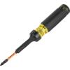 imageKlein Tools 32313HD 13in1 Multibit Ratcheting Screwdriver DoubleEnded Impact Bit Set 12 Impact Driver Bits and 14Inch Nut Driver