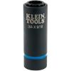 imageKlein Tools 66001 2in1 Impact Socket Sizes 34Inch and 916Inch Hex 12Point Deep Socket Wrench with 12Inch Drive12Point