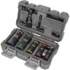 imageKlein Tools 66040 2in1 Impact Socket Set 5Piece Tool Set with 12Point Deep Sockets with 12Inch Drive Includes Tool CaseSocket Set