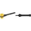 imageKlein Tools KT155HD HeavyDuty 6In1 Linemans Ratcheting Wrench with Bolt Through Design and Bright Yellow Socket4in1  Standard Gearing