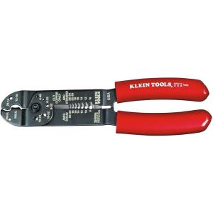 imageKlein Tools 1000 Multi Tool Made in USA 6in1 Stripper Crimper Wire Cutter Screw Measure and Shears MultiPurpose Lineman Tool