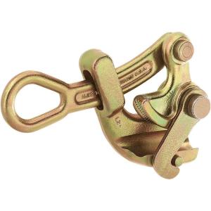 imageKlein Tools 162520 Grip Made in USA Havens Grip Wire Pulling Tool for Wire Rope to 075Inch Maximum Load 8000Pound050 to 100 Cable Diameter