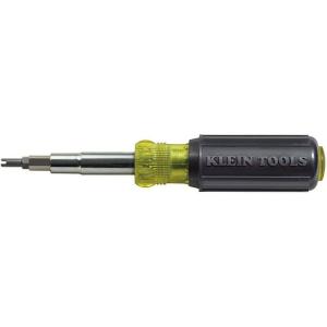 imageKlein Tools 32527 MultiBit Screwdriver  Nut Driver 11in1 with Phillips Slotted Square and Schrader Bits and Nut DriversKit