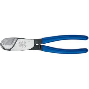 imageKlein Tools 63030 Cable Cutter Made in USA Coaxial Cutter for 1Inch Aluminum and Copper Cable OneHand Shearing1Inch