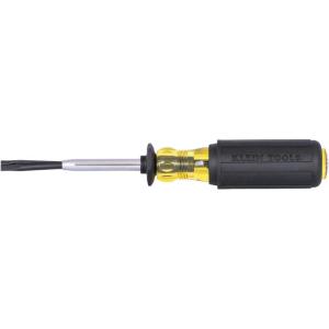 imageKlein Tools 85153K Slotted ScrewHolding Screwdriver Set 316Inch 14Inch SplitBlade Flat Head Driver Positive Gripping Action 2Piece14Inch Driver