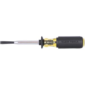 imageKlein Tools 85153K Slotted ScrewHolding Screwdriver Set 316Inch 14Inch SplitBlade Flat Head Driver Positive Gripping Action 2Piece316Inch Driver