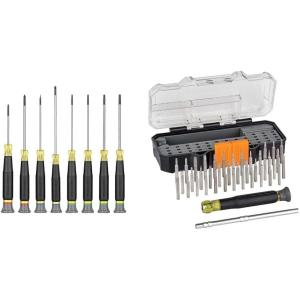 imageKlein Tools 85617 Mini Precision Screwdriver Set Slotted Phillips TORX CushionGrip Handles Ideal for Terminal Blocks ElectronicsScrewdriver Set  32717 Screwdriver Set
