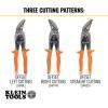 imageKlein Tools 2400L LeftCutting Offset Snips Aviation Tin Snips with Forged Blade for Precision Sheet Metal CuttingRightCutting