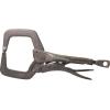 imageKlein Tools 38630 CClamp Locking Pliers with Standard Jaws Intuitive Thumb Knob Adjustable Clamp for Home Shop Woodworking 6Inch11In Standard Jaw