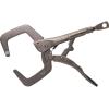 imageKlein Tools 38630 CClamp Locking Pliers with Standard Jaws Intuitive Thumb Knob Adjustable Clamp for Home Shop Woodworking 6Inch11In Standard Jaw