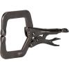 imageKlein Tools 38630 CClamp Locking Pliers with Standard Jaws Intuitive Thumb Knob Adjustable Clamp for Home Shop Woodworking 6Inch9In Standard Jaw