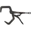 imageKlein Tools 38630 CClamp Locking Pliers with Standard Jaws Intuitive Thumb Knob Adjustable Clamp for Home Shop Woodworking 6Inch9In Standard Jaw