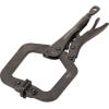 imageKlein Tools 38630 CClamp Locking Pliers with Standard Jaws Intuitive Thumb Knob Adjustable Clamp for Home Shop Woodworking 6Inch9In Swivel Jaw