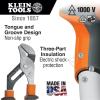 imageKlein Tools 50210EINS Electricians Insulated Pump Pliers with Slim Handle 10InchSlim Handle