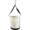 imageKlein Tools 5172PS HeavyDuty TaperedWall Bucket with 15 Inside Pockets No 4 Canvas15Pocket