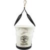 imageKlein Tools 5172PS HeavyDuty TaperedWall Bucket with 15 Inside Pockets No 4 Canvas15Pocket