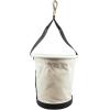 imageKlein Tools 5172PS HeavyDuty TaperedWall Bucket with 15 Inside Pockets No 4 CanvasHeavy Duty