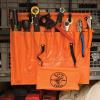 imageKlein Tools 51828 Tool Apron Made in USA 18Inch Aerial Apron with 8 Pockets and Tool Pouches Loops and Hooks in HiViz OrangeStandard