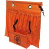 imageKlein Tools 51828 Tool Apron Made in USA 18Inch Aerial Apron with 8 Pockets and Tool Pouches Loops and Hooks in HiViz OrangeStandard