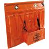 imageKlein Tools 51828 Tool Apron Made in USA 18Inch Aerial Apron with 8 Pockets and Tool Pouches Loops and Hooks in HiViz OrangeStandard