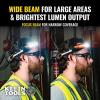 imageKlein Tools 56308 Rechargeable Headlamp with Strap 575 Lumens WideBeam LED AllOn or Direct Focus Modes for Work and OutdoorsHeadlamp with Strap