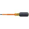imageKlein Tools 6027INS Flathead Screwdriver Made in USA 516Inch Cabinet Tip Insulated 7Inch Shank4Inch Shank