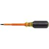 imageKlein Tools 6027INS Flathead Screwdriver Made in USA 516Inch Cabinet Tip Insulated 7Inch Shank4Inch Shank