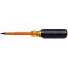 imageKlein Tools 6027INS Flathead Screwdriver Made in USA 516Inch Cabinet Tip Insulated 7Inch Shank4Inch Shank