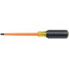 imageKlein Tools 6027INS Flathead Screwdriver Made in USA 516Inch Cabinet Tip Insulated 7Inch Shank4Inch Shank