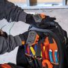 imageKlein Tools 60595 Work Gloves General Purpose Gloves Comfortable Suede Palm Touchscreen Capable Hook and Loop Closure MediumExtra Large