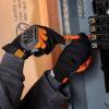 imageKlein Tools 60595 Work Gloves General Purpose Gloves Comfortable Suede Palm Touchscreen Capable Hook and Loop Closure MediumExtra Large