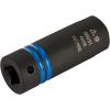 imageKlein Tools 66031 3in1 Slotted Impact Socket 12Point Deep Sockets Coaxial Spring Loaded 34 and 916Inch Hex Sizes 12Inch DriveSocket