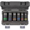 imageKlein Tools 66090 12Inch Impact Socket Set 2in1 Slotted Design 12Point Deep Sockets for Impact Wrenches Includes Tool Case 6Piece