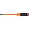 imageKlein Tools 6816INS Insulated Screwdriver Made in USA 1000V 316Inch Cabinet Tip Screwdriver with 6Inch Shank TipIdent CushionGrip Handle
