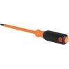 imageKlein Tools 6846INS Insulated Screwdriver Made in USA 1000V 2 Square Tip Screwdriver with 6Inch Shank TipIdent CushionGrip HandleOne Size